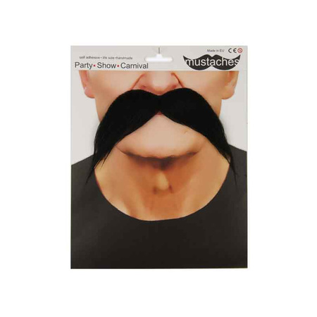 Large black carnaval moustache