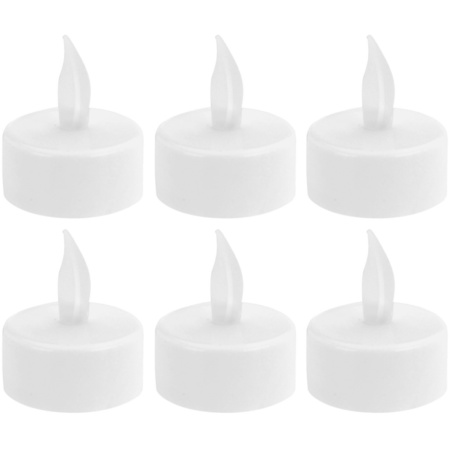 White Led tealights 12x pieces