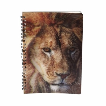 Lion notebook 3D 21cm
