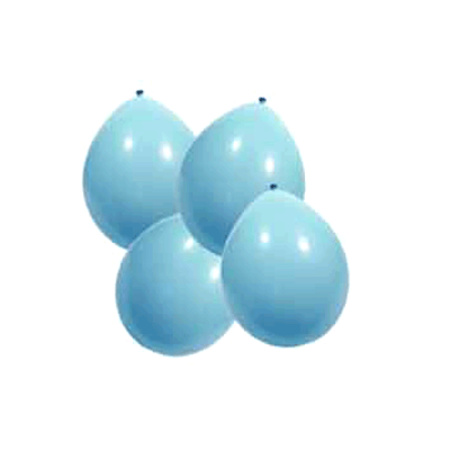 Lichtblauwe ballonnen 100 stuks