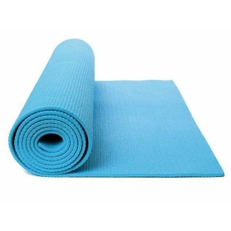 Blue yogamat/sportsmat 180 x 60 cm