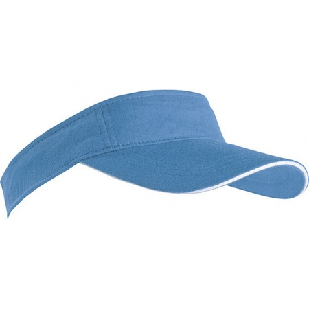 Light blue sun visor