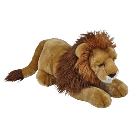 Liggende leeuwen knuffel 50 cm