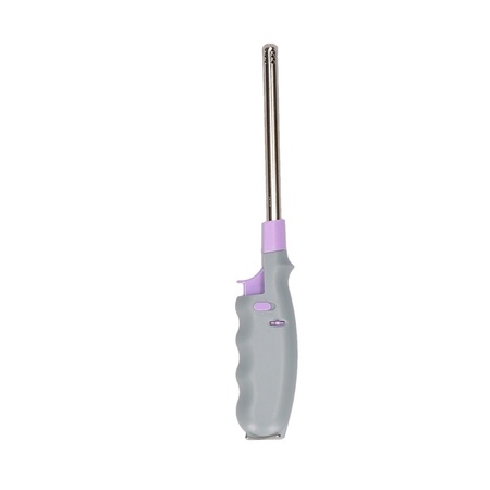 Lilac/grey gas lighter 25,5 cm