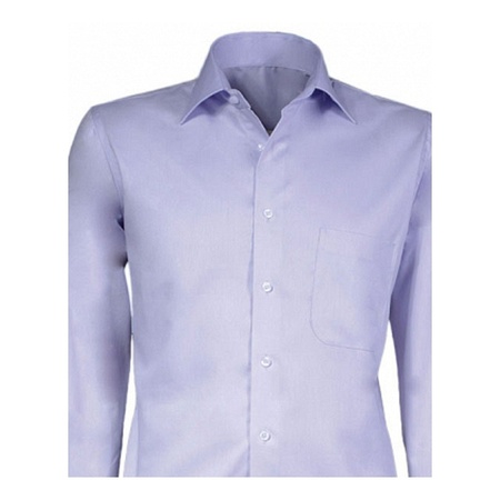 Lila mens blouse with long sleeves
