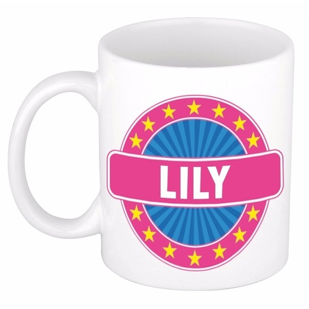 Lily naam koffie mok / beker 300 ml