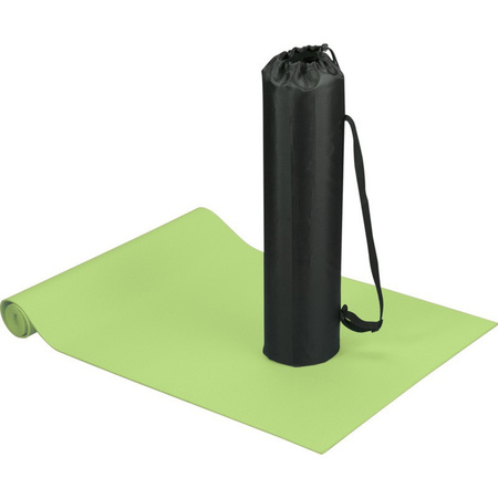 Lime groene yoga/fitness mat 60 x 170 cm