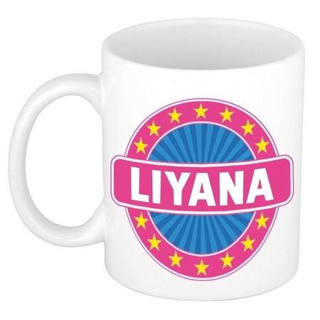 Liyana naam koffie mok / beker 300 ml