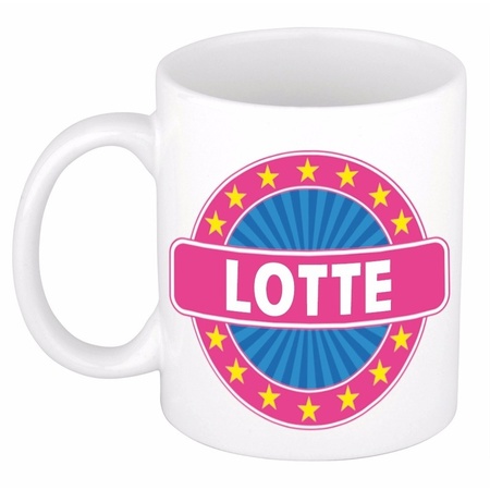 Lotte naam koffie mok / beker 300 ml