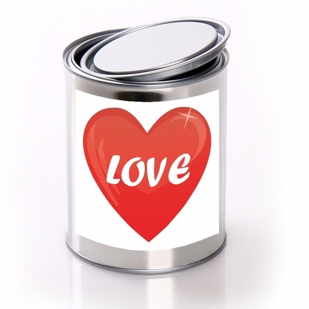 Love heart gift tin