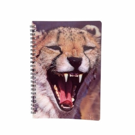 Cheetah notebook 3D 21cm