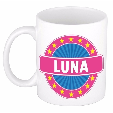 Luna  naam koffie mok / beker 300 ml