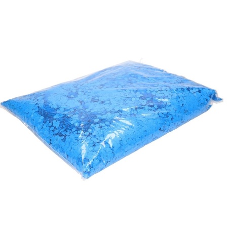 Luxe blauwe confetti 5 kilo