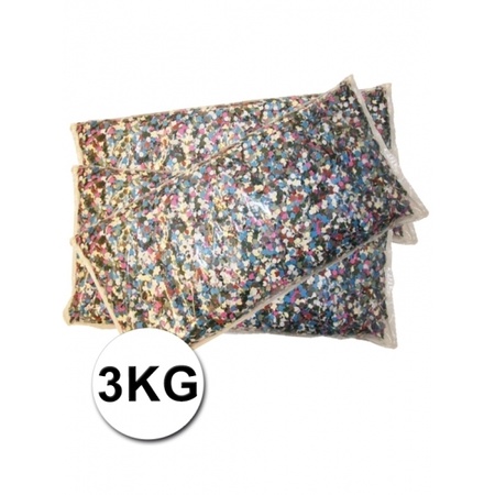 Luxe confetti 3 kilo multicolor 