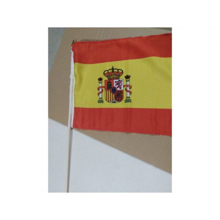 Luxe grote zwaaivlaggen Spanje 30 x 45 cm