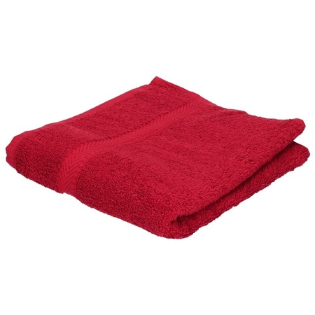 Wine red towels 50 x 90 cm 550 grams