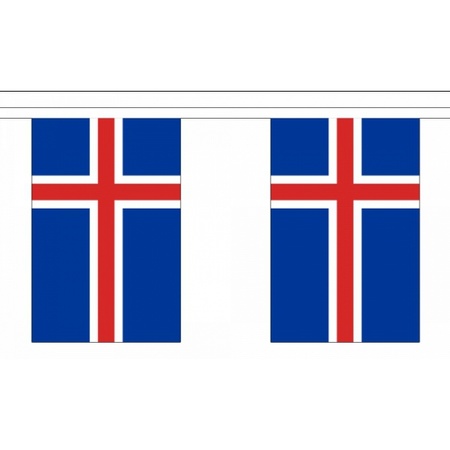 Luxe IJsland vlaggenlijn 9 m