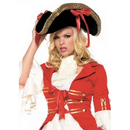Deluxe pirate hat for women