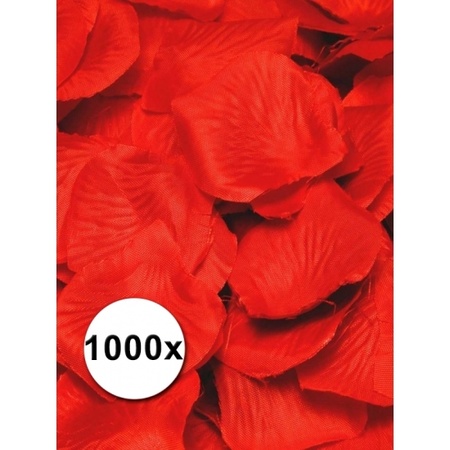 Luxury rose petals red 1000 pcs