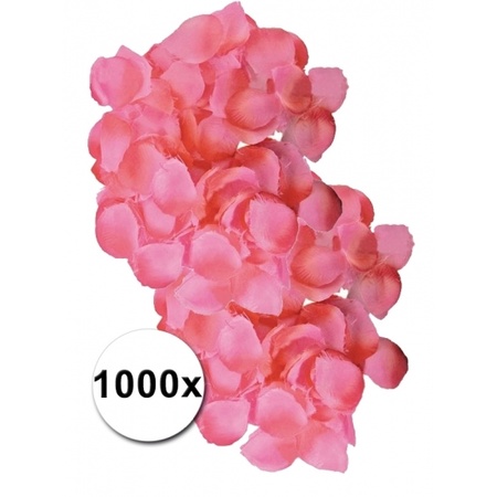Luxury rose petals pink 1000 pcs