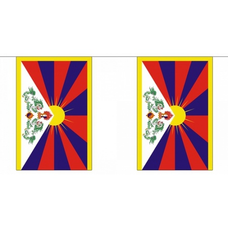 Luxe Tibet vlaggenlijn 9 m