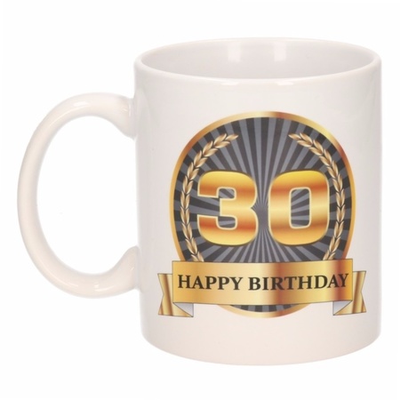 Happy birthday mug 30 year