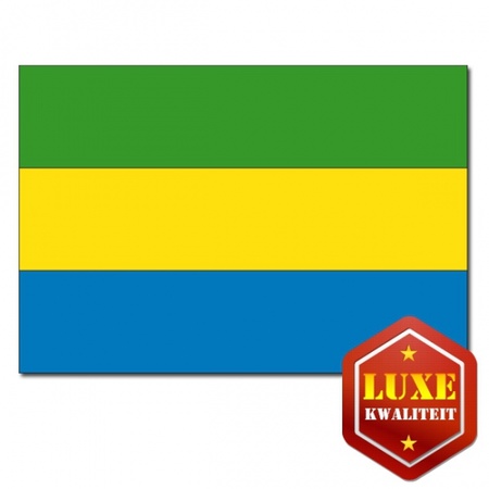 Luxe vlag Gabon