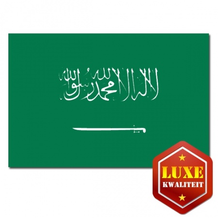 Luxe vlag Saoedi Arabi