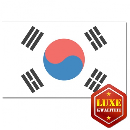 Luxe vlag Zuid Korea