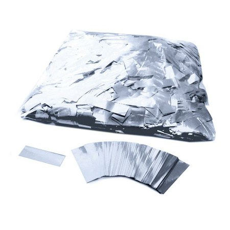 Luxe zilveren metallic confetti 1 kilo