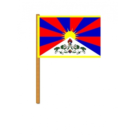 Luxe hand flag Tibet
