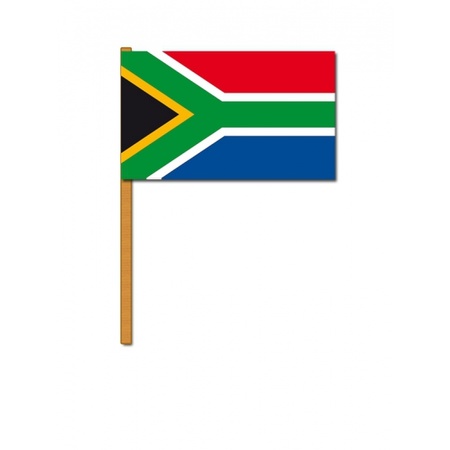 Hand flag South Africa