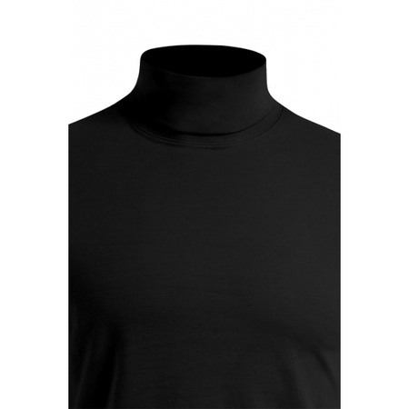 Luxury black turtle-neck t-shirt 