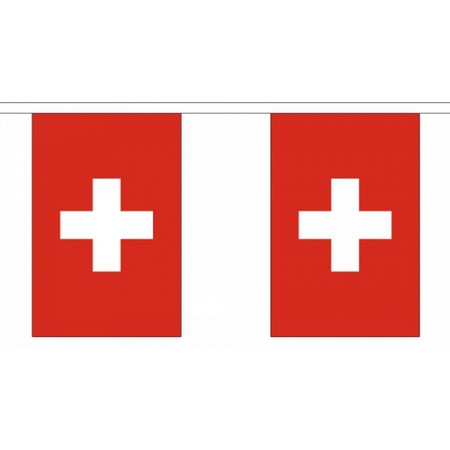 Luxe Zwitserland vlaggenlijn 9 m