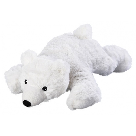 Magnetron warmte knuffel ijsbeer wit 30 cm