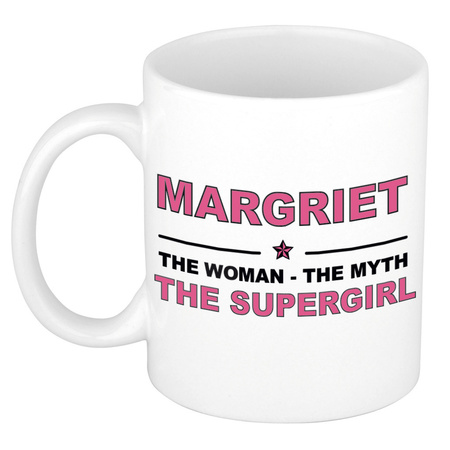 Margriet The woman, The myth the supergirl name mug 300 ml