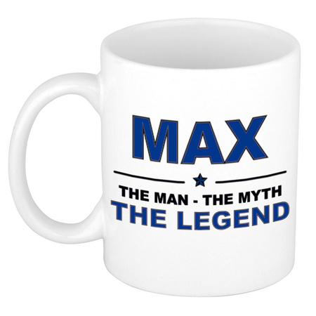 Max The man, The myth the legend cadeau koffie mok / thee beker 300 ml
