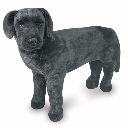 Mega knuffel hond zwarte labrador 