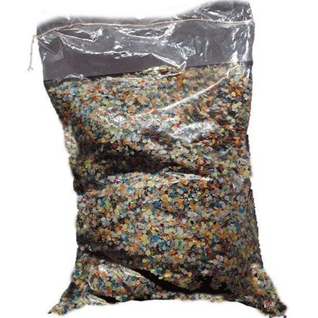 Mega zak confetti multikleuren ca. 15 kg