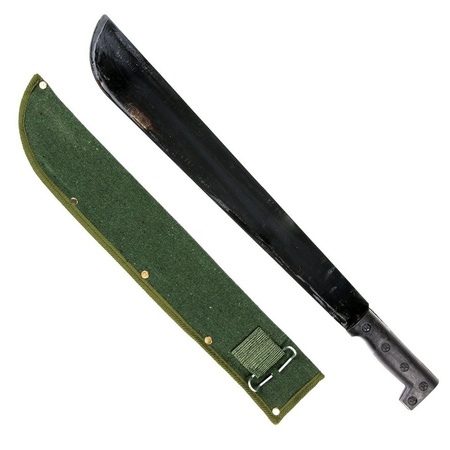Metal machete with case 58 cm