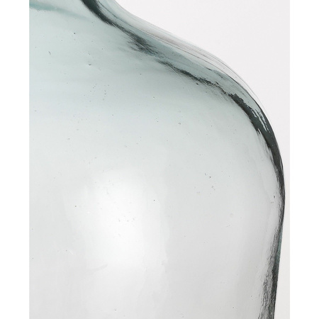 Mica Decorations Fles vaas Diego 27x42cm transparant gerecycled glas
