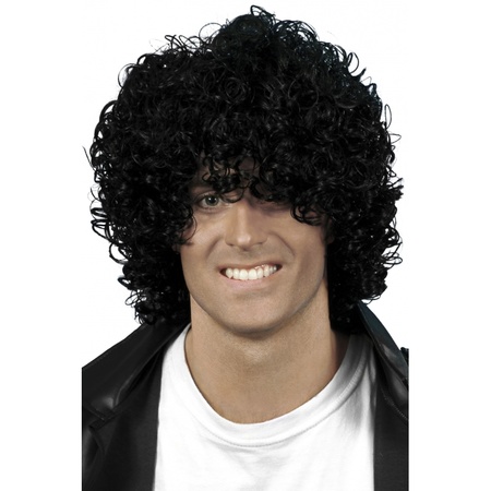 Michael Jackson wig black curling hair