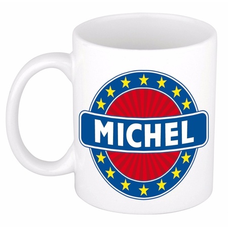Michel naam koffie mok / beker 300 ml