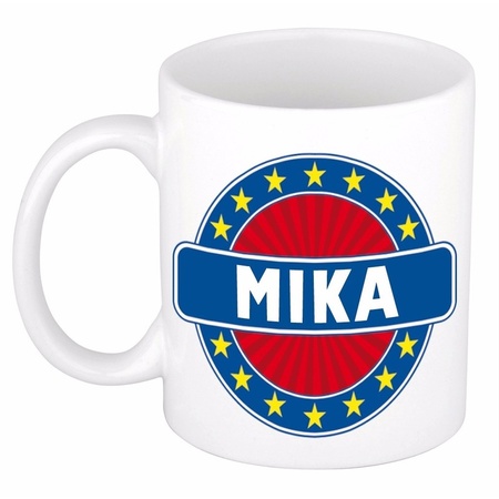 Mika naam koffie mok / beker 300 ml