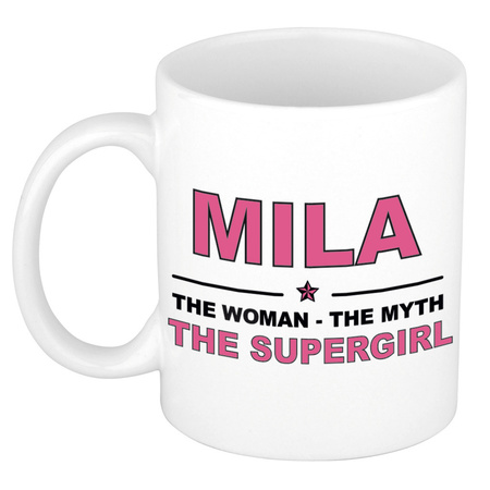 Mila The woman, The myth the supergirl name mug 300 ml