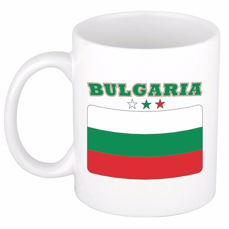 Mok / beker Bulgaarse vlag 300 ml