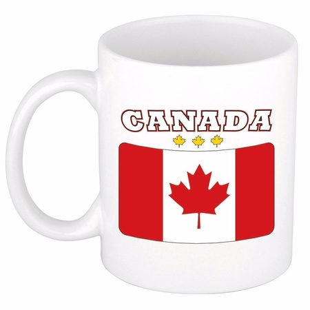 Mok / beker Canadese vlag 300 ml