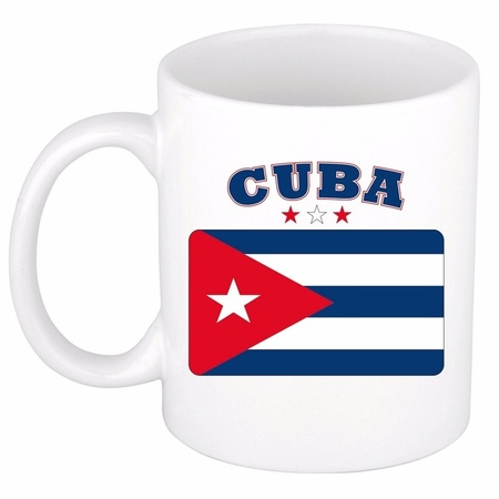 Mok / beker Cubaanse vlag 300 ml