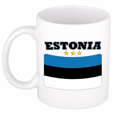 Mok / beker Estlandse vlag 300 ml
