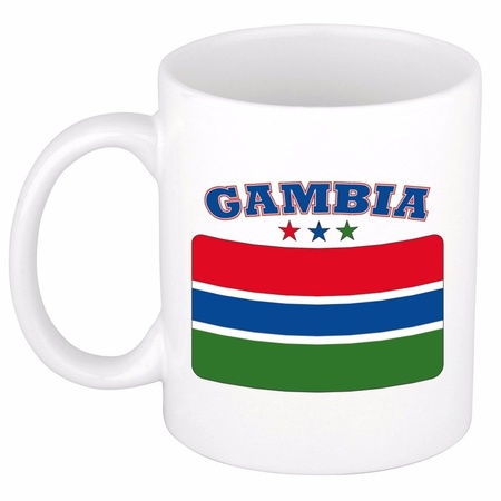Mok / beker Gambiaanse vlag 300 ml